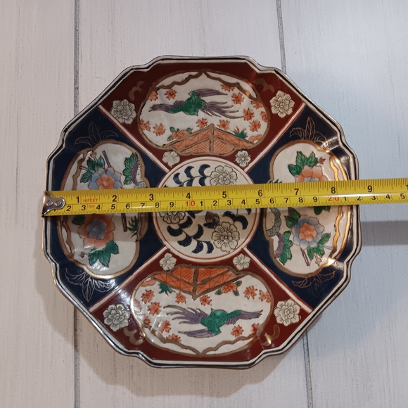 Multicolor Ceramic Decorative Plate - Picture 5 of 5